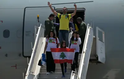 Brasileiros desembarcam no Brasil no primeiro voo7games aplicativo o aplicativorepatriação do Líbano