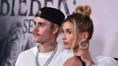 Justin Bieber and im wife Hailey
