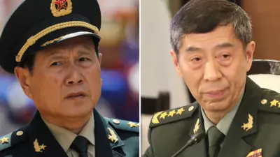 魏鳳和（左）與李尚福（右）（資料圖片）