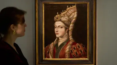 Retrato de Roxelana (Haseki Hurrem Sultan, 1506-1558), finales del siglo XVI y principios del XVII.