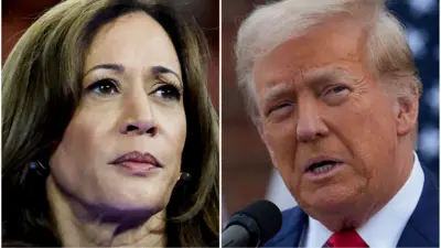 Image of Kamala Harris and Donald Trump