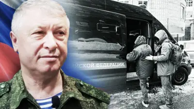 коллаж из фото генерала алексеева и машины скр в который садятся двое сотрудников ведомства 