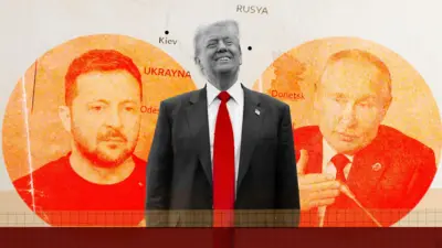 Ä°llÃ¼strasyon: Trump, Putin ve Zelenskiy