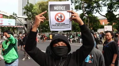 Demo terhadap polisi