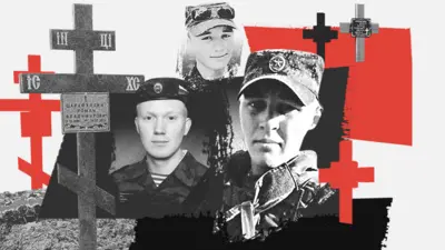 युद्ध में मारे रूस सैनिकों की तस्वीरें