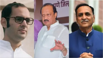 ਸੰਜੇ ਗਾਂਧੀ, ਅਜੀਤ ਪਵਾਰ ਅਤੇ ਵਿਜੇ ਰੂਪਾਨੀ