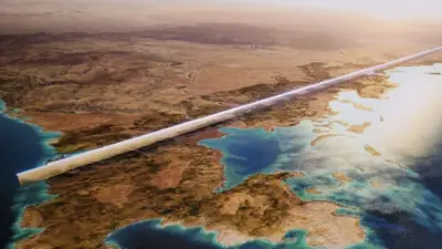 'द लाइन', सऊदी अरब की विशाल परियोजना नियोम की धुरी है