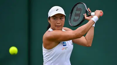 Janice Tjen saat bertanding di turnamen Wimbledon