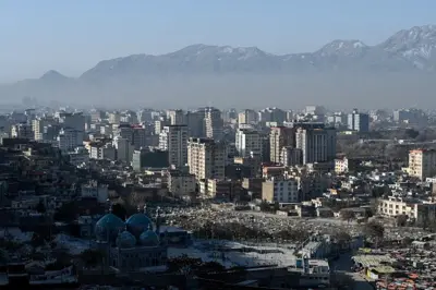 نمایی از شهر کابل