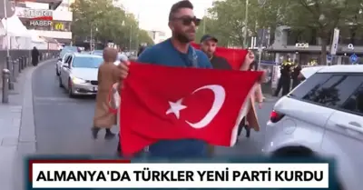 زیرنویس شبکه خبر تی‌جی‌آر‌تی، طرفدار دولت ترکیه: «ترک‌ها در آلمان حزب جدیدی تأسیس کردند»