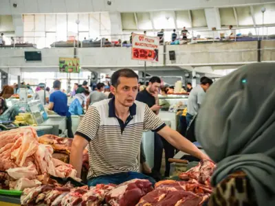 Ўзбекистондаги бозор.