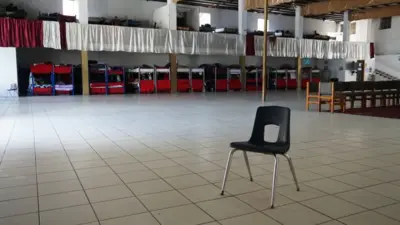 El albergue Embajadores de Dios vacío