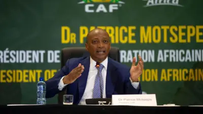 CAF President Patrice Motsepe 