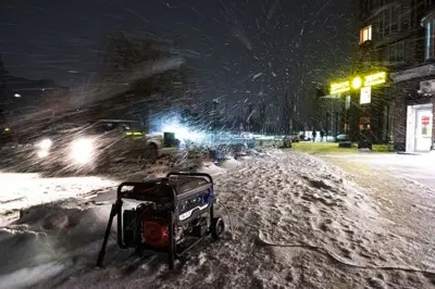 Генератор на снігу 