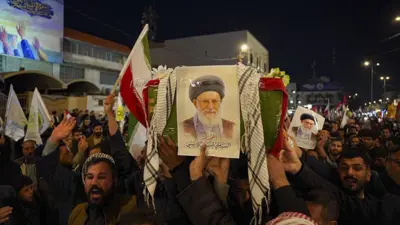 تشییع نمادین خامنه‌ای در عراق