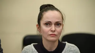 Анна Дудіна під час суду із обрання запобіжного заходу