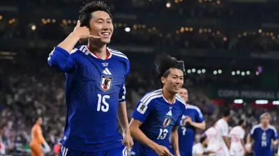 Daichi Kamada merayakan gol ke gawang Tunisia pada pertandingan Piala Dunia 2026 