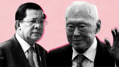 Hun Sen và Lý Quang Diệu