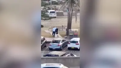 Man tackles gunmen