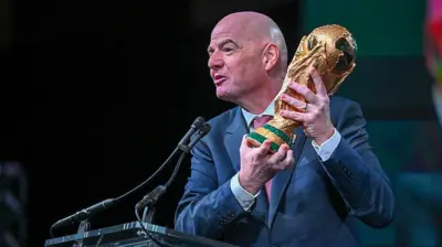 Gianni Infantino merayakan 10 tahun menjabat sebagai presiden FIFA pada 26 Februari 2026.
