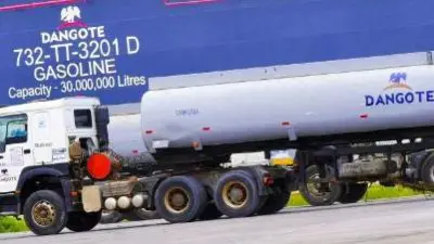 Foto of Dangote truck