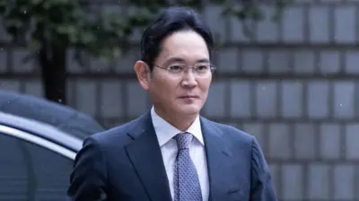 2024年2月5日星期一，三星电子公司董事长李在镕抵达韩国首尔中央地方法院。