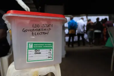 Edo election ballot box