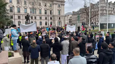 اعتراض در لندن 