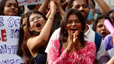 दिल्ली में प्रदर्शन करते विद्यार्थी (फ़ाइल फोटो)