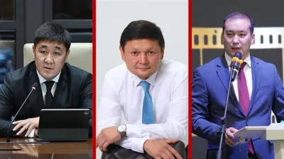 Дайырбек Орунбеков, Сыймык Жапыкеев жана Марат Тагаев. 