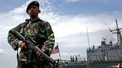 Selat Malaka, Indonesia, AS