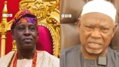 Aworan Ṣọun Ghandi Laoye ati Sẹnetọ Adeṣeun