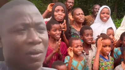 Oloye Sunday Igboho atawọn akẹkọọ pẹlu awọn olukọ Oriire to gbominira lọwọ ajinigbe