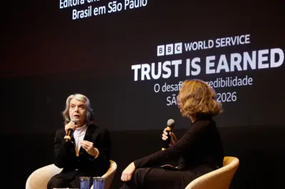 Cármen Lúcia durante evento da BBC Brasil