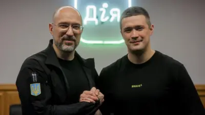 Денис Шмигаль та Михайло Федоров