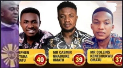 Fr William Omatu na ụmụnne ya ndị lara mmụọ; Stephen Onyeka Omatu, Casmir Nnabuike Omatu na Collins Kenechukwu Omatu