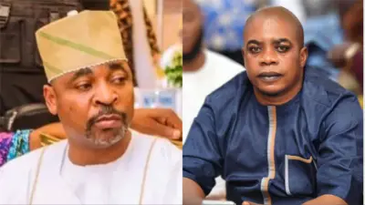 Aworan MC Oluomo ati Toba Ijaya