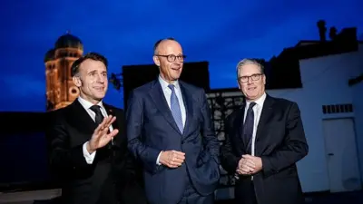 макрон, мерц, стармер