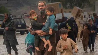 افغان کډوالو ماشوم