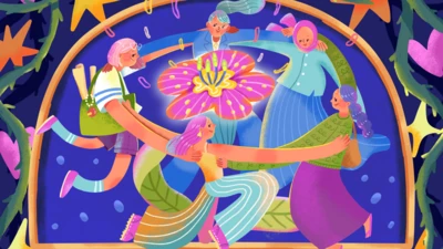 Ilustrasi perempuan melawan kekerasan seksual