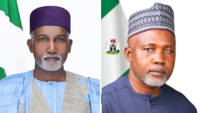 Collage image of Yusuf Tuggar and Yusuf Sununu, Minister of foreign affairs and di State Minister for Humanitarian Affairs respectivel