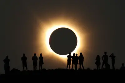 Eclipse visto em Terul, Espanha