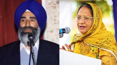 जसवंत सिंह खालड़ा (बाएं) और उनकी पत्नी परमजीत कौर खालड़ा