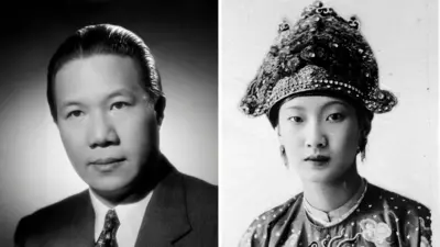 Vua Bảo Đại và Hoàng hậu Nam Phương