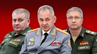 Сергей Шойгу, Вадим Шамарин и Тимур Иванов