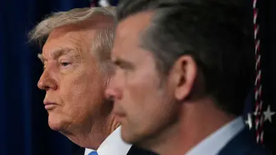 Трамп и хегсет