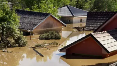 Потопљене куће у Обреновцу