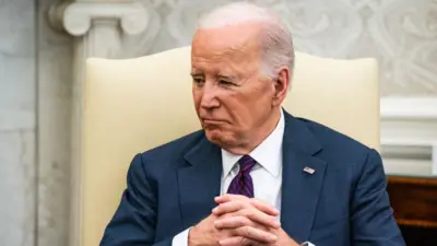 Joe Biden in the Oval Office