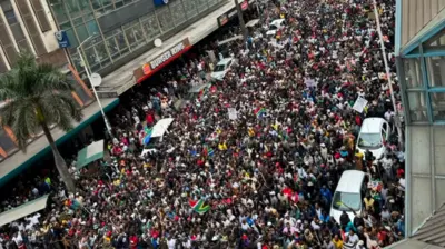 Protesters march against illegal migrants for South Africa