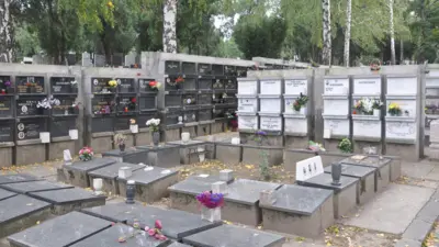 Rozarijum na Novom groblju u Beogradu